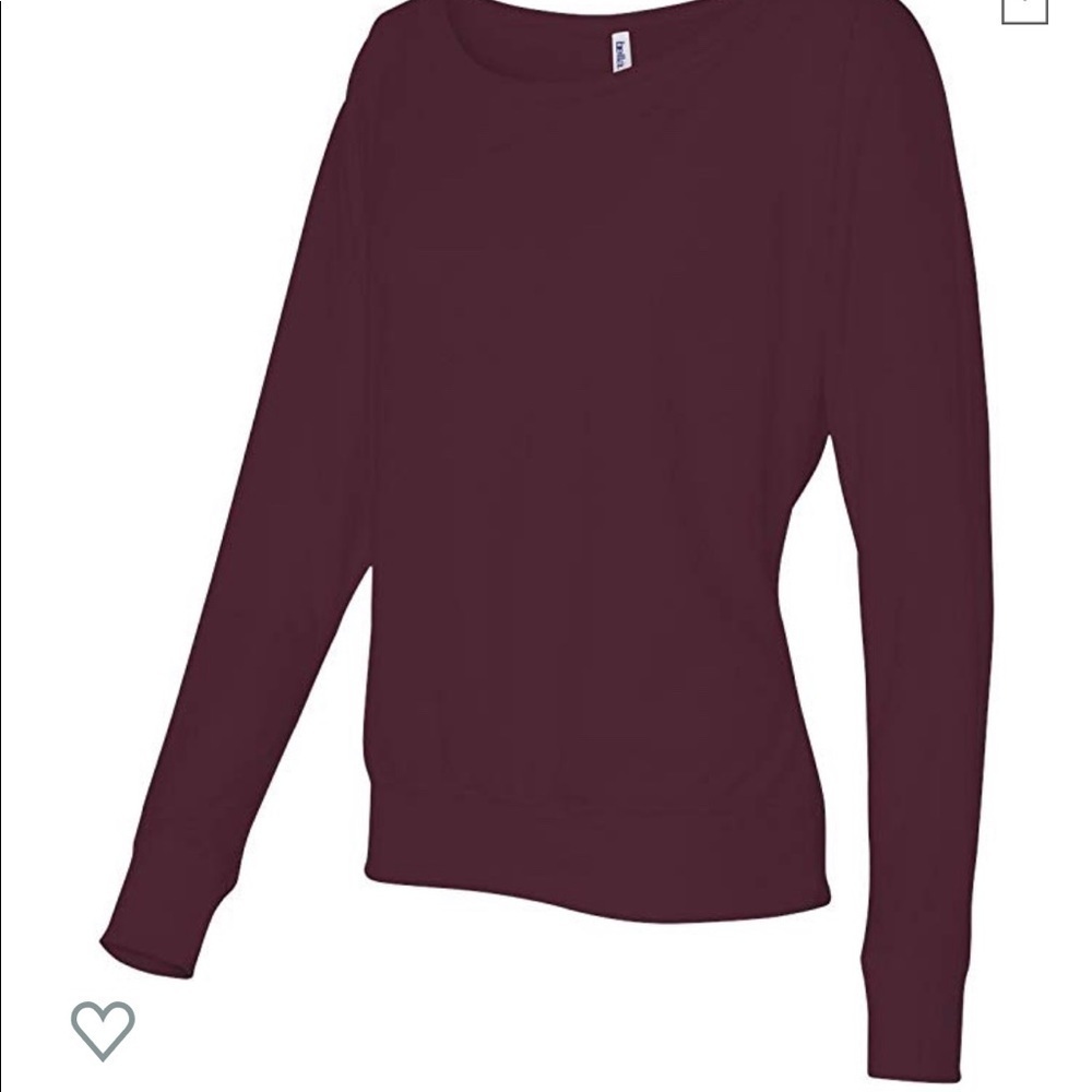 5/$35 💥 Bella Dolman Sleeve Maroon Top - Picture 4 of 6